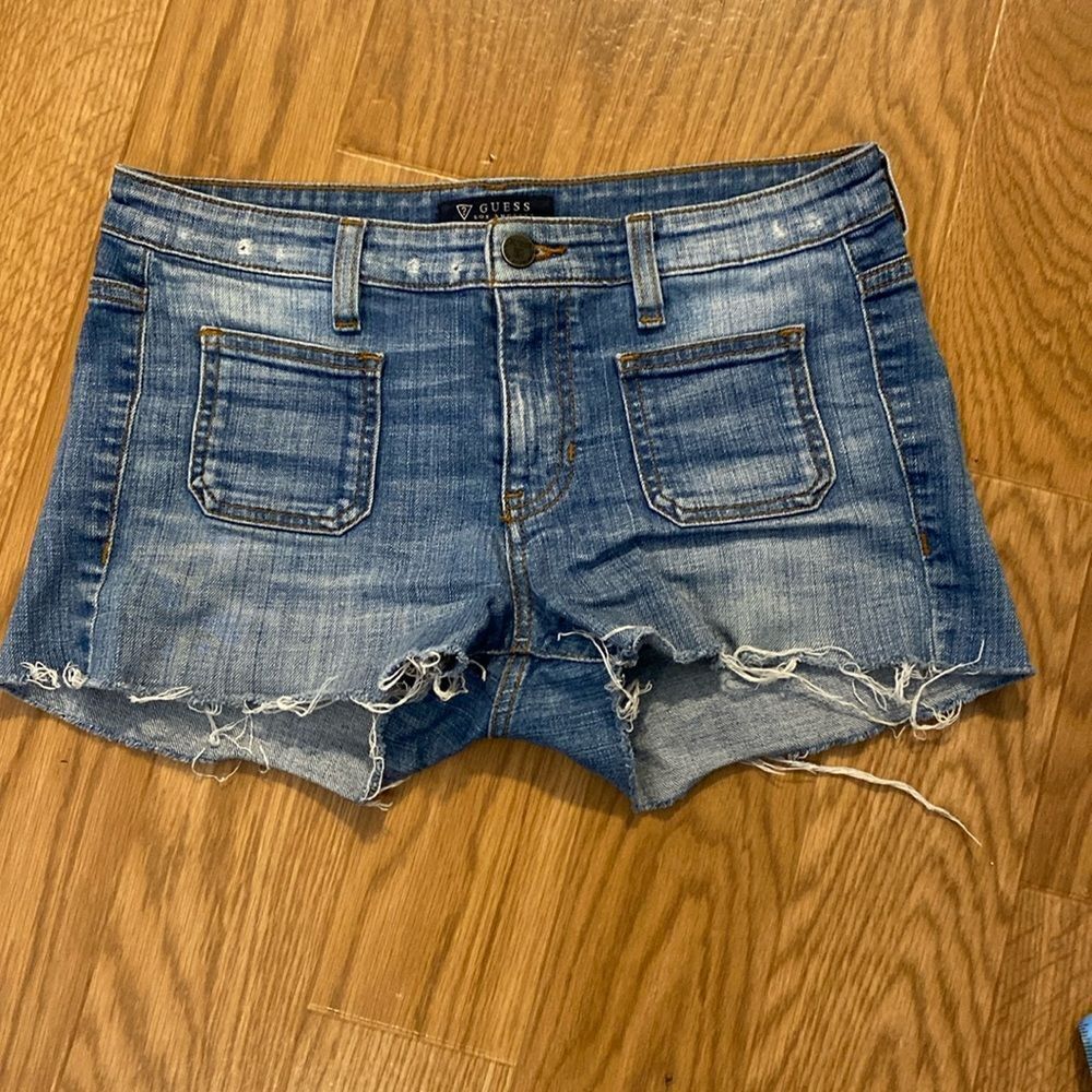 Guess Los Angeles Women's Distressed Jean  Shorts (Size 26)